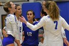 VB vs WSU  Wheaton Women's Volleyball vs Worcester State University. - Photo by Keith Nordstrom : Wheaton, Volleyball